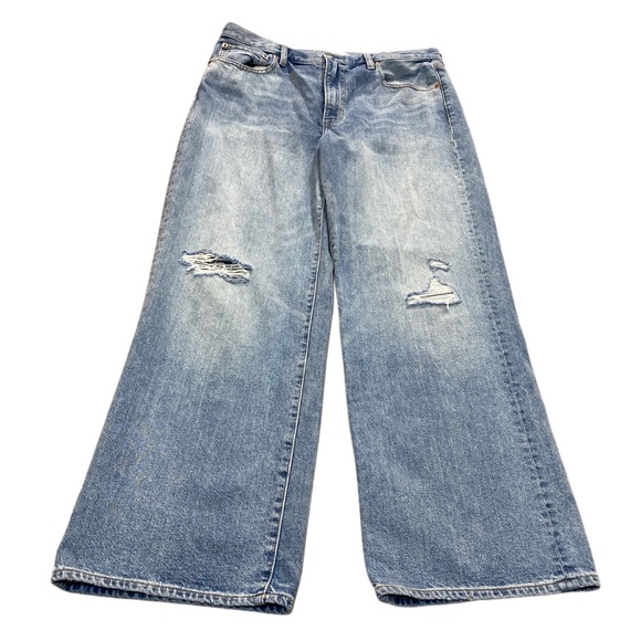 Pistola Hendrix apprentice distressed high rise baggy wide leg jeans 31 - Picture 2 of 11